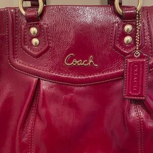 Coach Ashley Bag- F20464 Red/Crimson